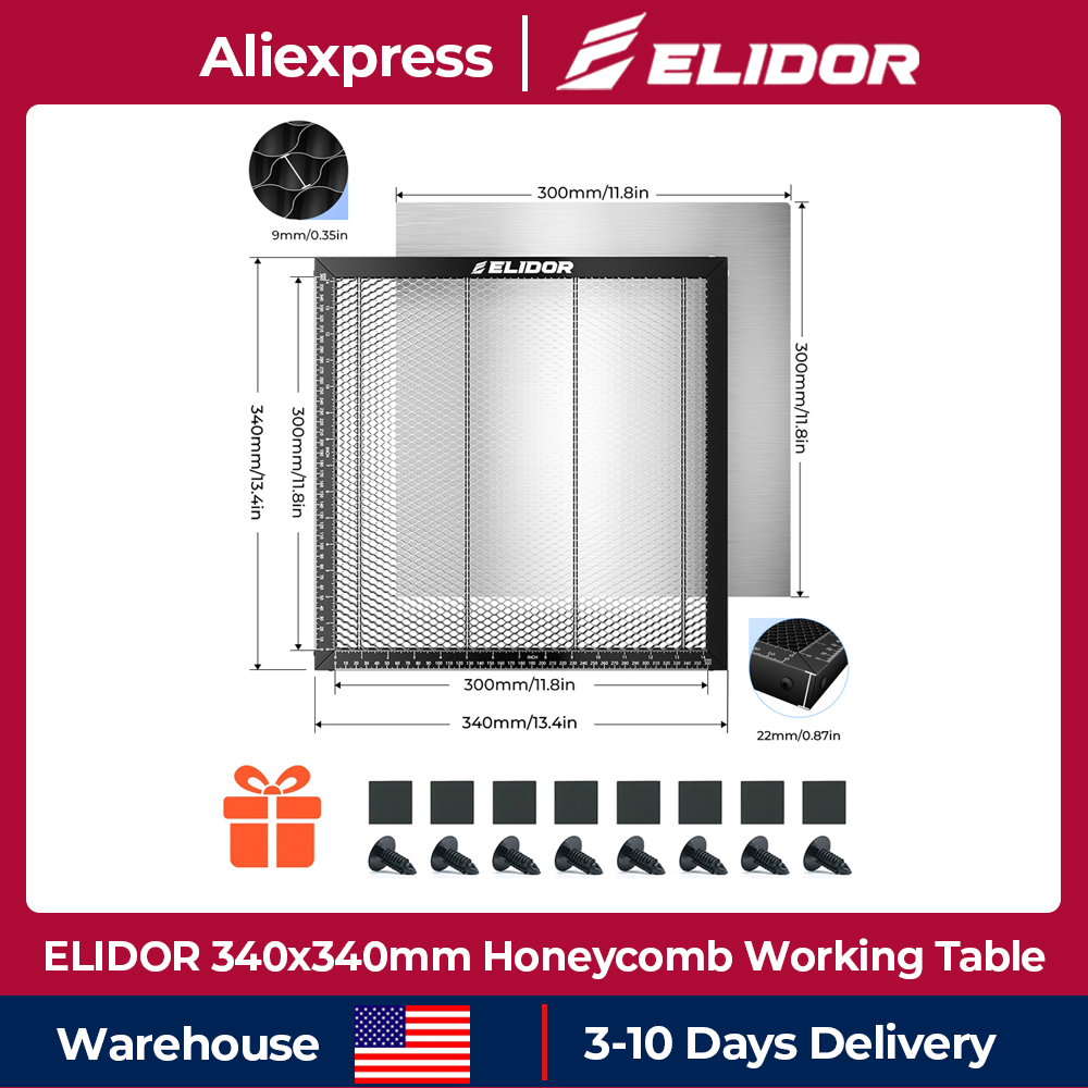 Honeycomb Laser Bed - ELIDOR – blat roboczy w formie